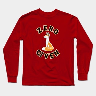 Zero Fox Given Long Sleeve T-Shirt